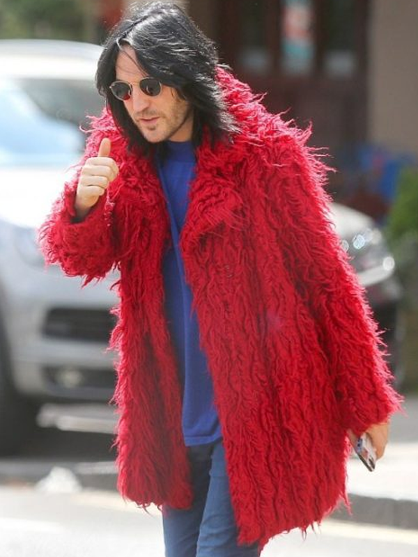 Noel Fielding The Great British Bake Off Red Fur Coat