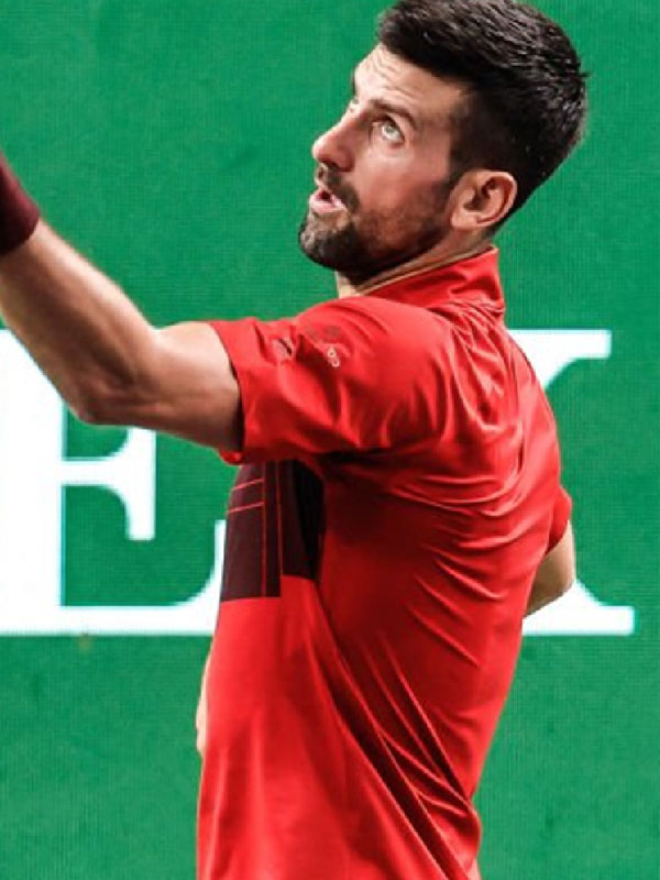 Novak Djokovic Shanghai Rolex Masters Red T-Shirt