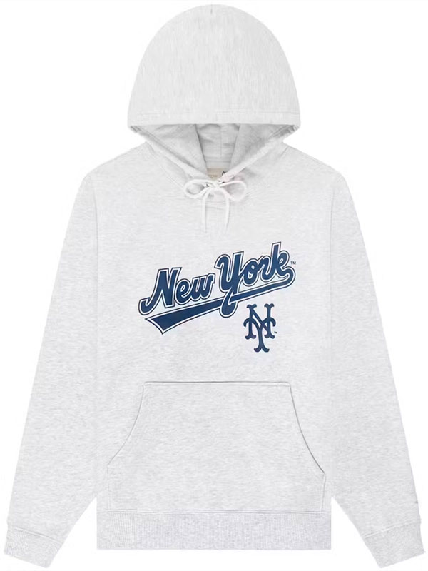 NY Mets Logo Aime Leon Dore Oversized Pullover Hoodie