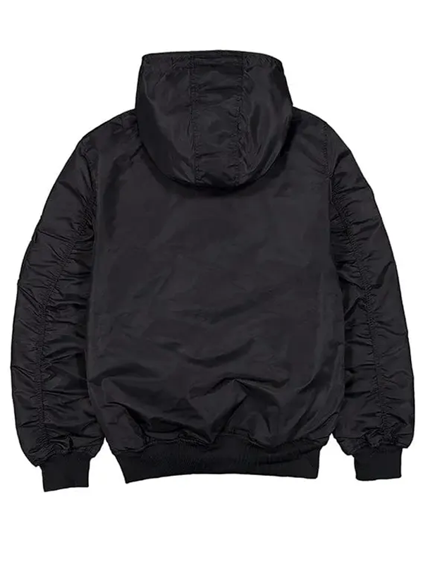 NY Yankees Alpha Industries New Era Hooded Bomber Jacket
