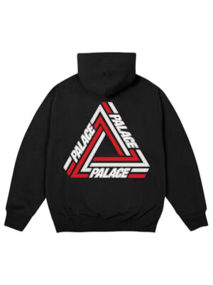 Palace Tri-Line Fleece Oversized Pullover Hoodie