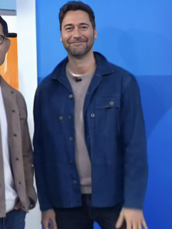 Ryan Eggold The Today Show Blue Denim Shirt