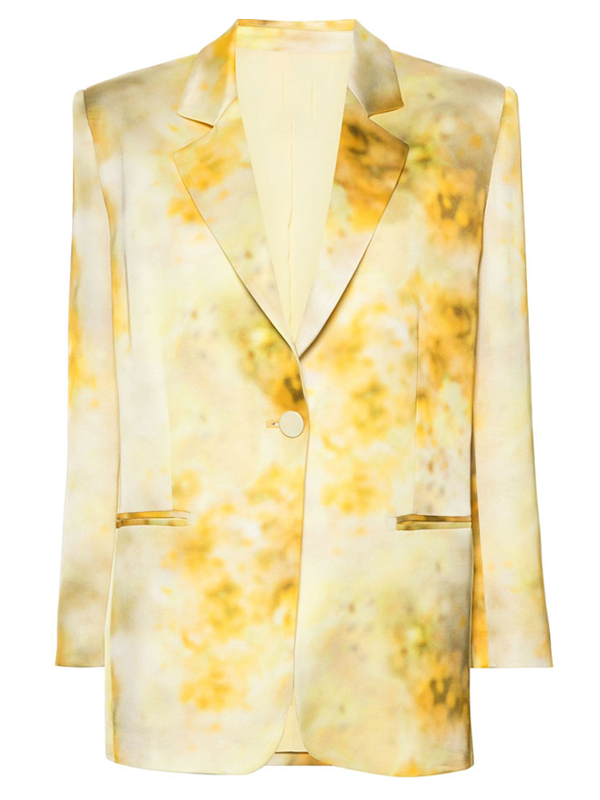 Sabrina Hollins Sistas S08 Tie Dye Yellow Blazer