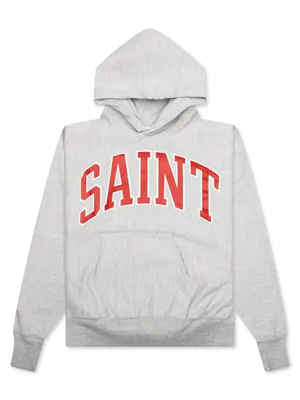 Saint Michael Arch Oversized Fleece Pullover Hoodie