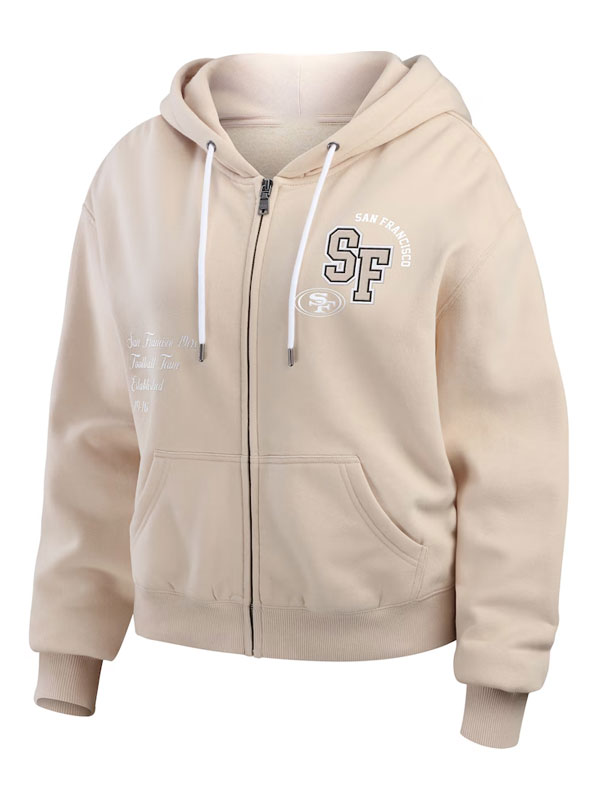 San Francisco 49ers Erin Andrews Full-Zip Hoodie