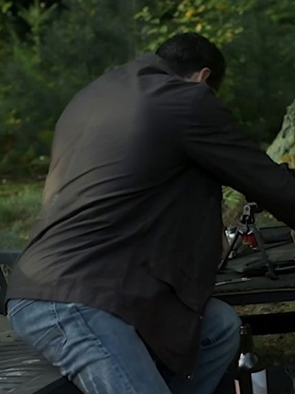 Scott Adkins Sam Lorde Take Cover Brown Cotton Jacket