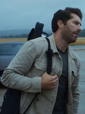 Scott Adkins Take Cover Cotton Beige Jacket
