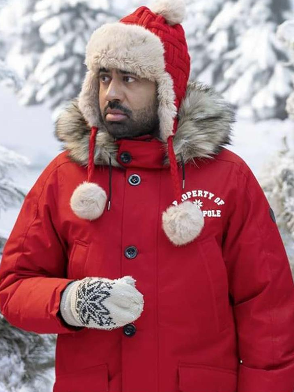 Simon Choksi The Santa Clauses Hooded Parka Jacket