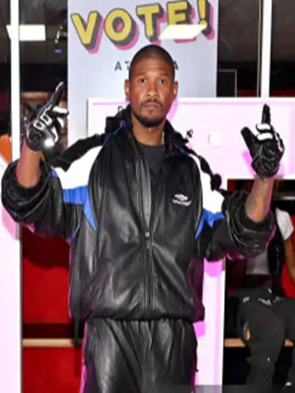 Skating Event Usher Hosts Roll To The Polls Leather Jacket