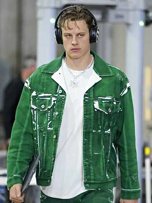 SNF Joe Burrows Distressed Denim Jacket