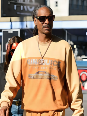 Snoop Dogg First Take Pier 17 Orange Sweatshirt
