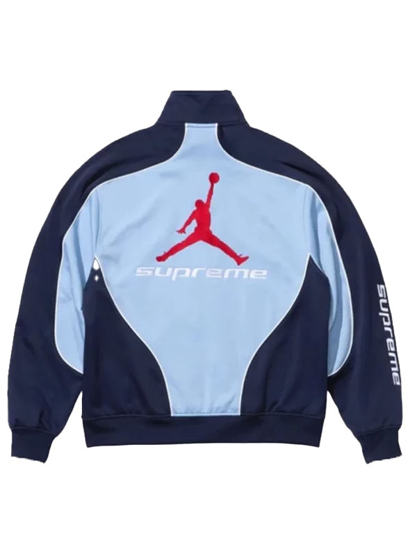 Supreme Jordan Tricot Full Zip Track Jacket