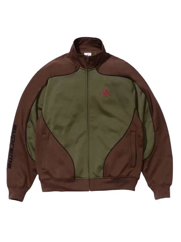 Supreme Jordan Tricot Full Zip Track Jacket