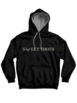 Sweet Tooth Black Fleece Pullover Hoodie