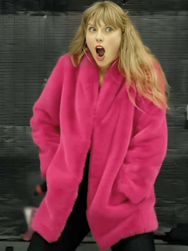 Taylor Swift I Can Do It With a Broken Heart Pink Coat