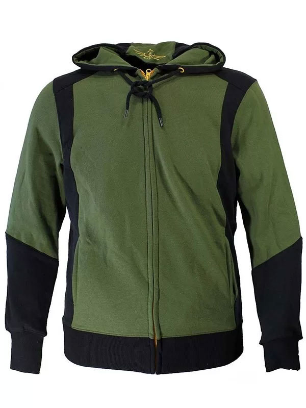 The Legend of Zelda Hyrulian Crest printed Zip-Up Hoodie