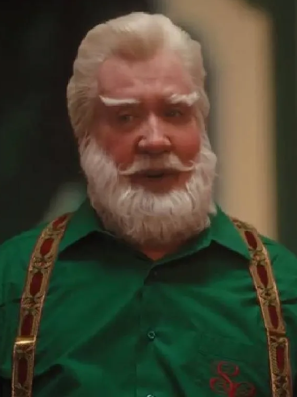 Tim Allen The Santa Clauses S02 Green Cotton Shirt