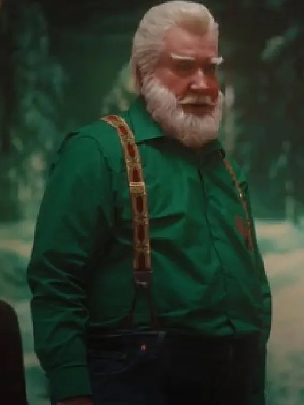 Tim Allen The Santa Clauses S02 Green Cotton Shirt