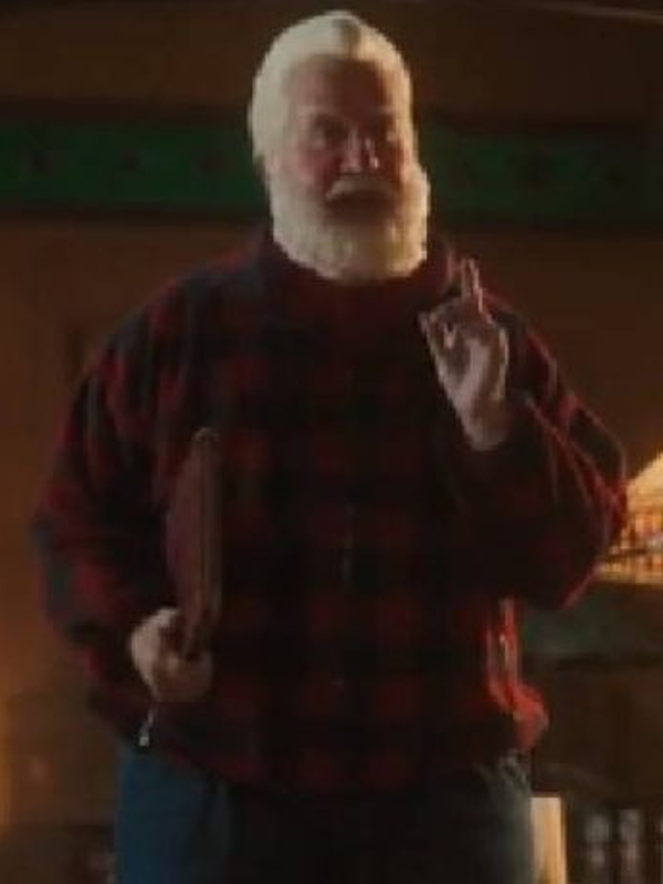 Tim Allen The Santa Clauses S02 Red Plaid Jacket