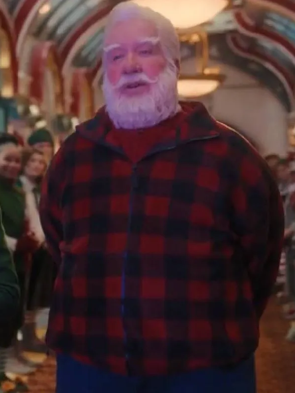 Tim Allen The Santa Clauses S02 Red Plaid Jacket