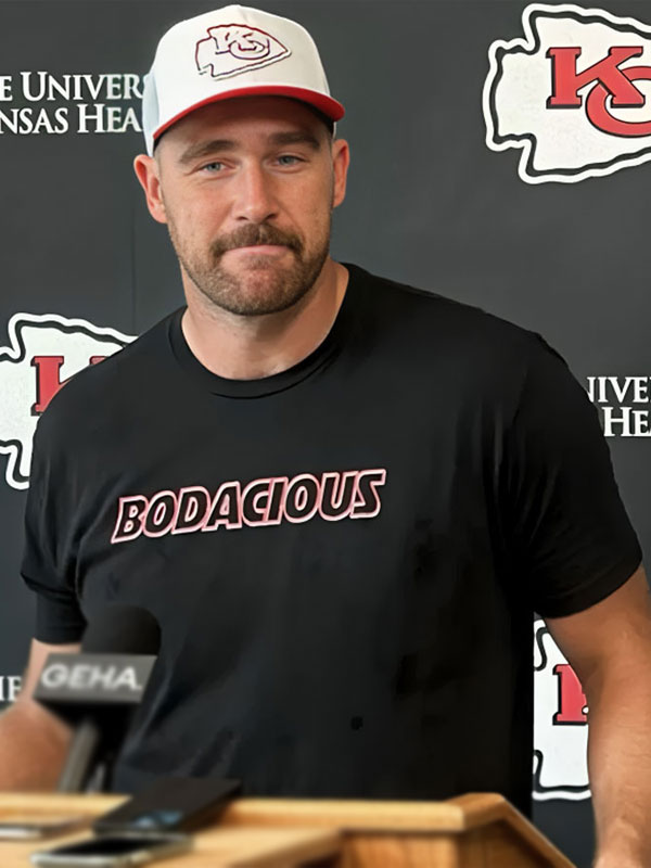 Travis Kelce Bodacious Black T-Shirt