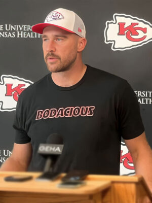 Travis Kelce Bodacious Black T-Shirt