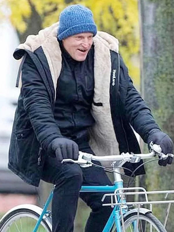 Woody Harrelson The Man From Toronto Shearling Jacket