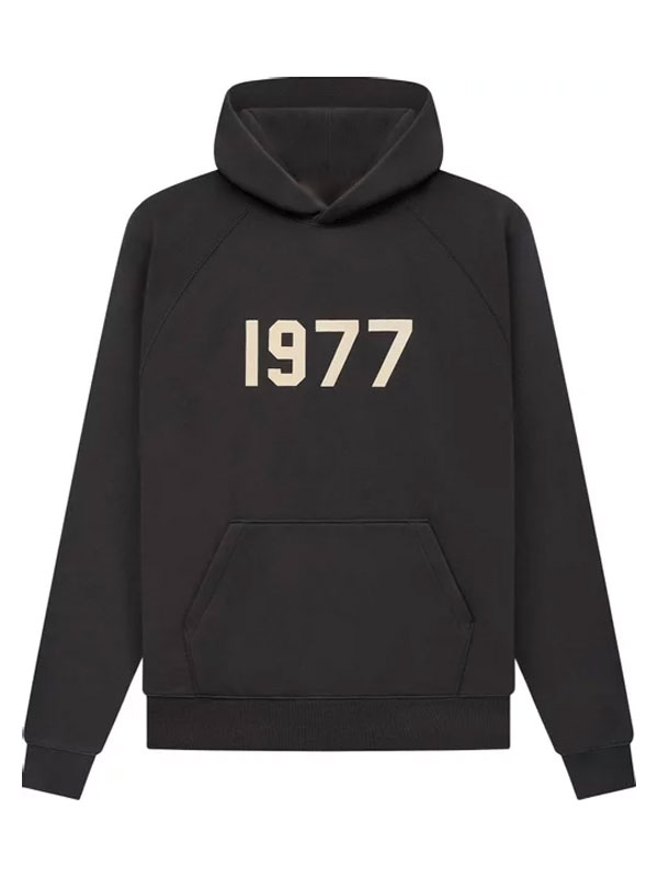 1977 Essentials Fear of God Black Pullover Hoodie