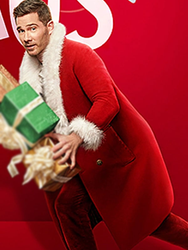 2023 Luke Macfarlane Catch Me If You Claus Santa Coat