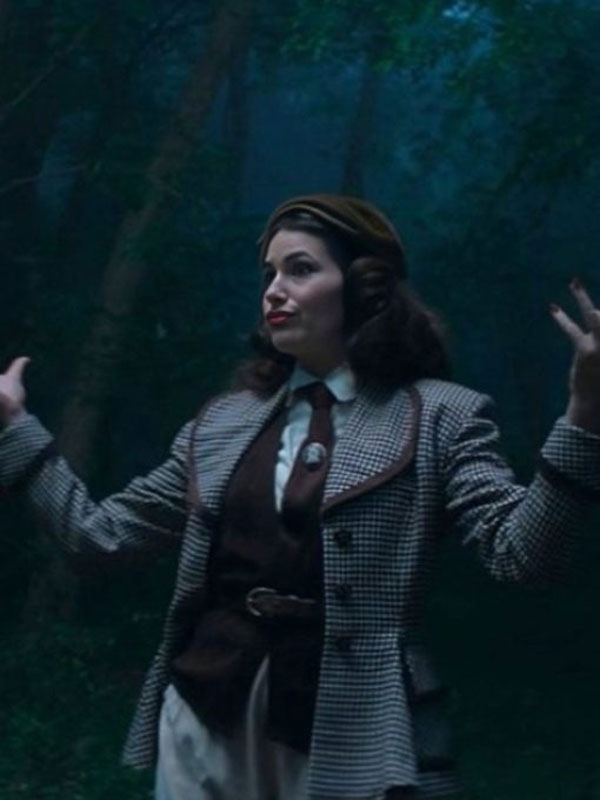 2024 Agatha All Along Kathryn Hahn Plaid Blazer