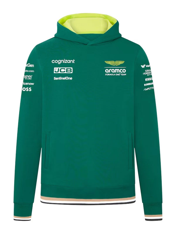 2024 Aston Martin Fernando Alonso F1 Team Pullover Hoodie