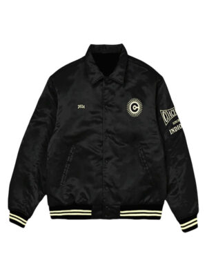 2024 Coachella Varsity Black Bomber Jacket
