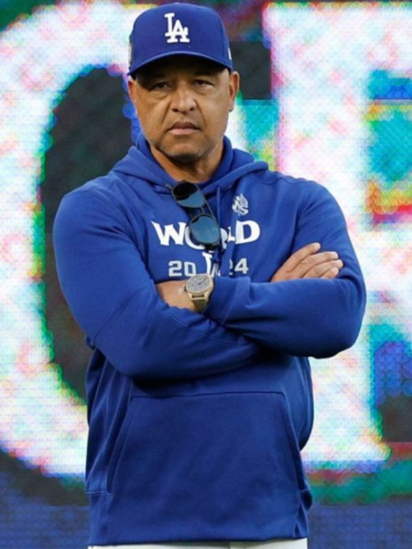 2024 Dave Roberts World LA Series Blue Pullover Hoodie
