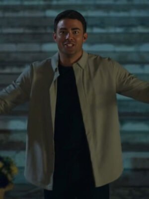 2024 Jonathan Bennett The Groomsmen Second Chances Grey Jacket