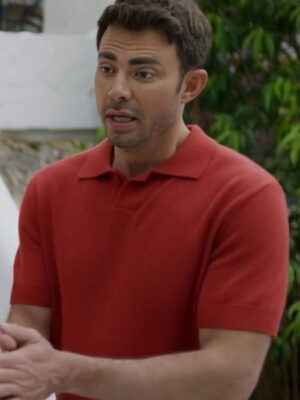 2024 Jonathan Bennett The Groomsmen Second Chances Red Shirt