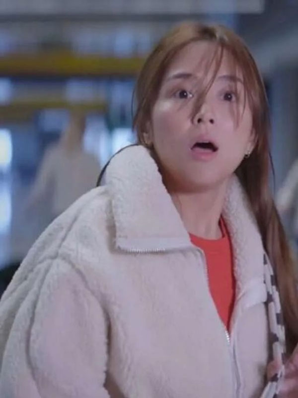2024 Kathryn Bernardo Hello, Love, Again Sherpa White Jacket