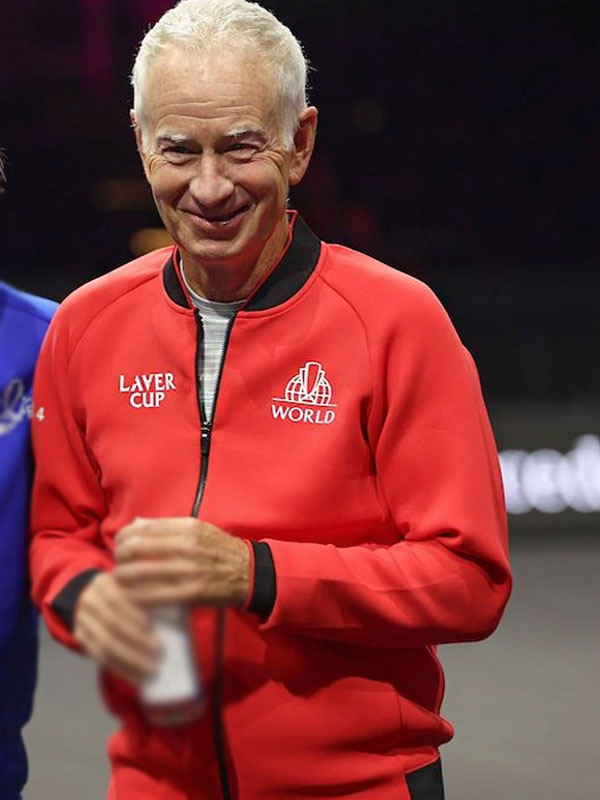 2024 Laver Cup Red Bomber Zip-Up Jacket