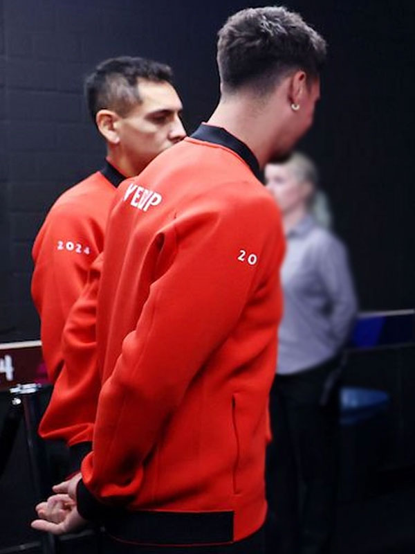 2024 Laver Cup Red Bomber Zip-Up Jacket