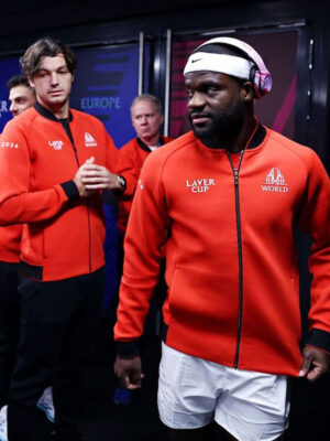 2024 Laver Cup Red Bomber Zip-Up Jacket