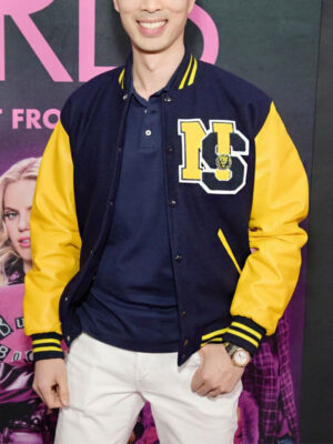 2024 Mean Girls Black And Yellow Varsity Jacket
