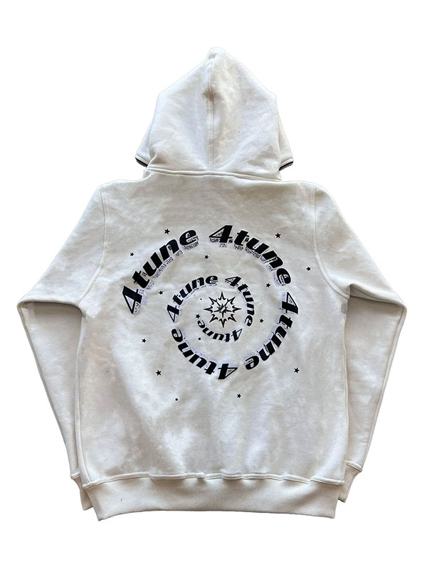 4 Tune Oversized Fleece Full Zip Hoodie