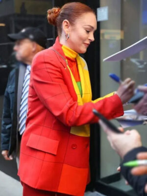 Falling-for-Christmas-Lindsay-Lohan-Suiting-Blazer
