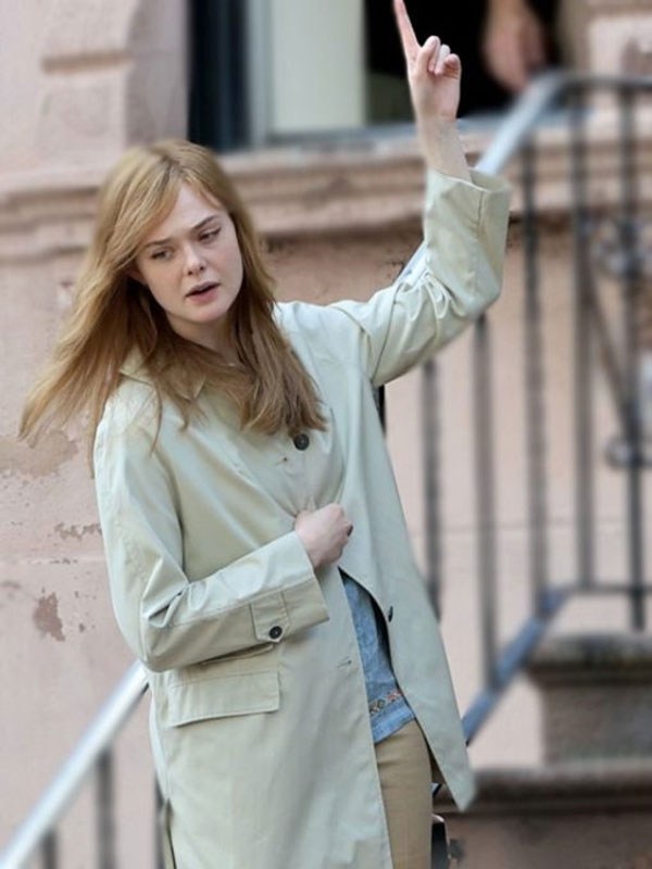 A Complete Unknown Elle Fanning Cotton Jacket