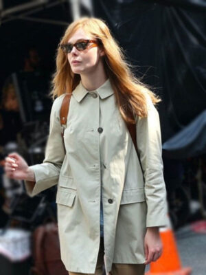 A Complete Unknown Elle Fanning Cotton Jacket