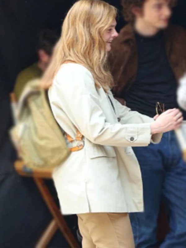 A Complete Unknown Elle Fanning Cotton Jacket