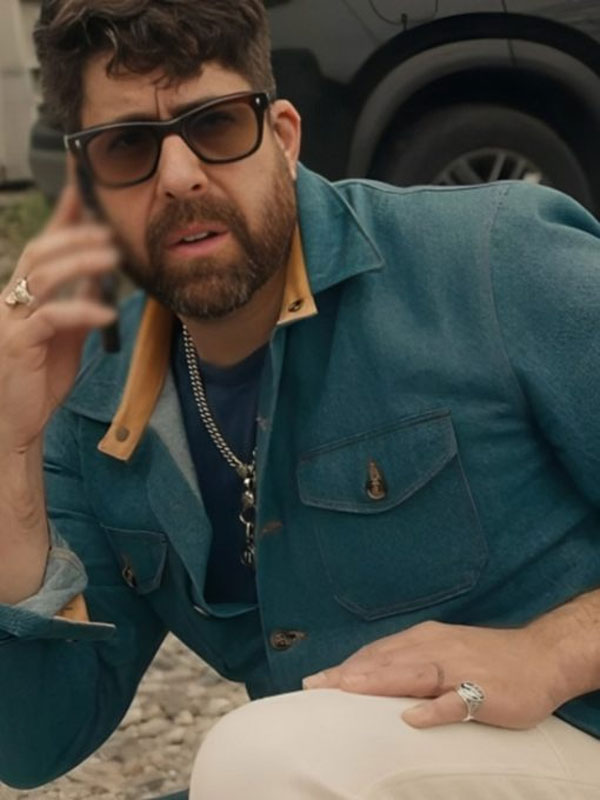 Adam Goldberg The Equalizer S5 Blue Denim Shirt