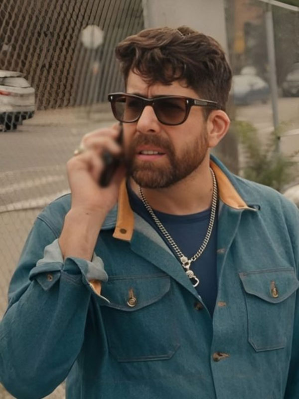 Adam Goldberg The Equalizer S5 Blue Denim Shirt