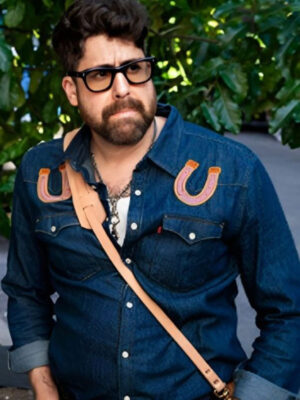 Adam Goldberg The Equalizer S5 Horse Shoe Denim Shirt