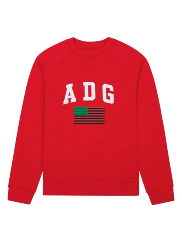 ADG American Flag Fleece Sweatshirt