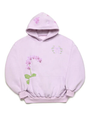Alchemai Blooming Orchid Purple Pullover Hoodie